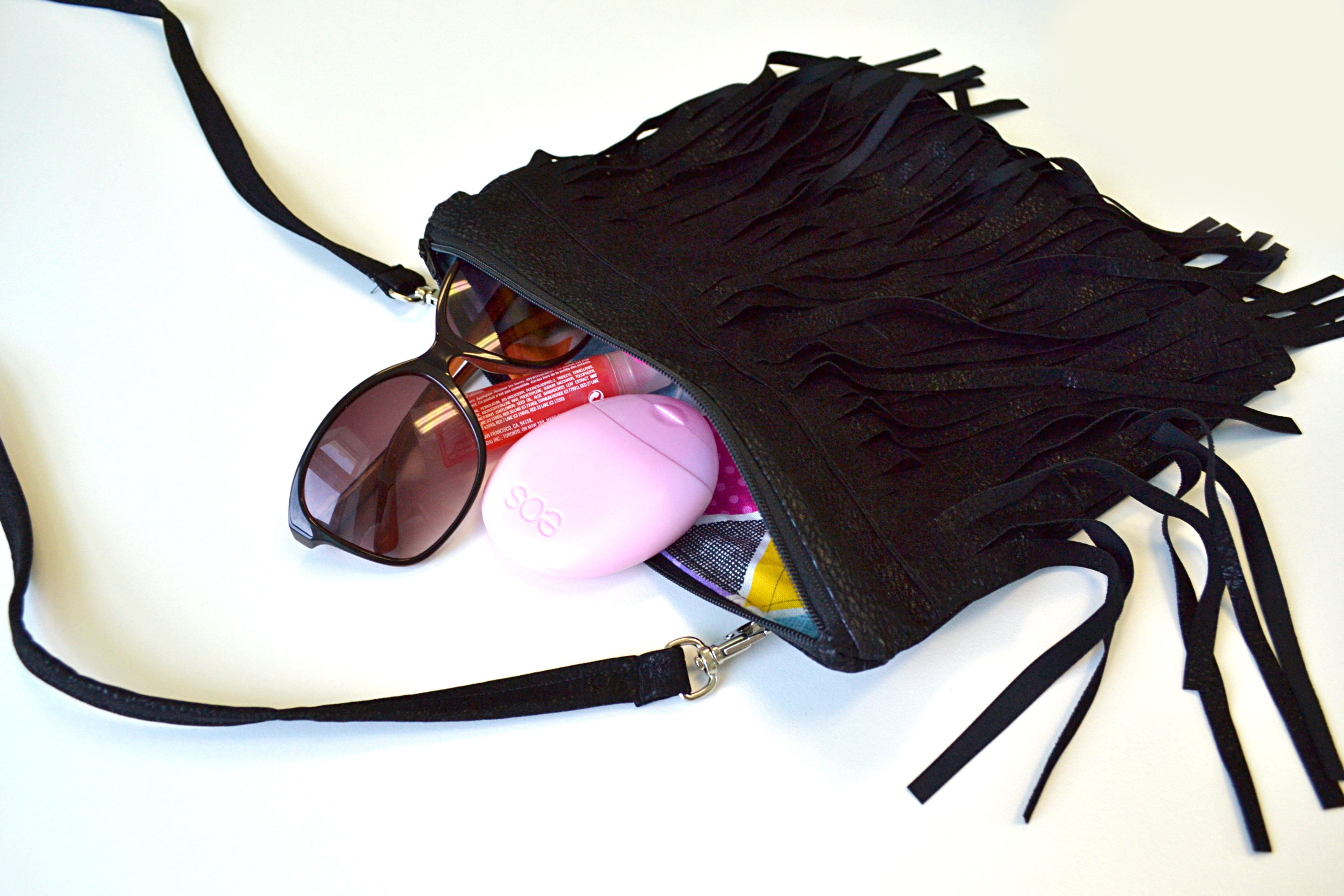 Fringe Faux Leather Purse Tutorial Crafty Gemini Creates