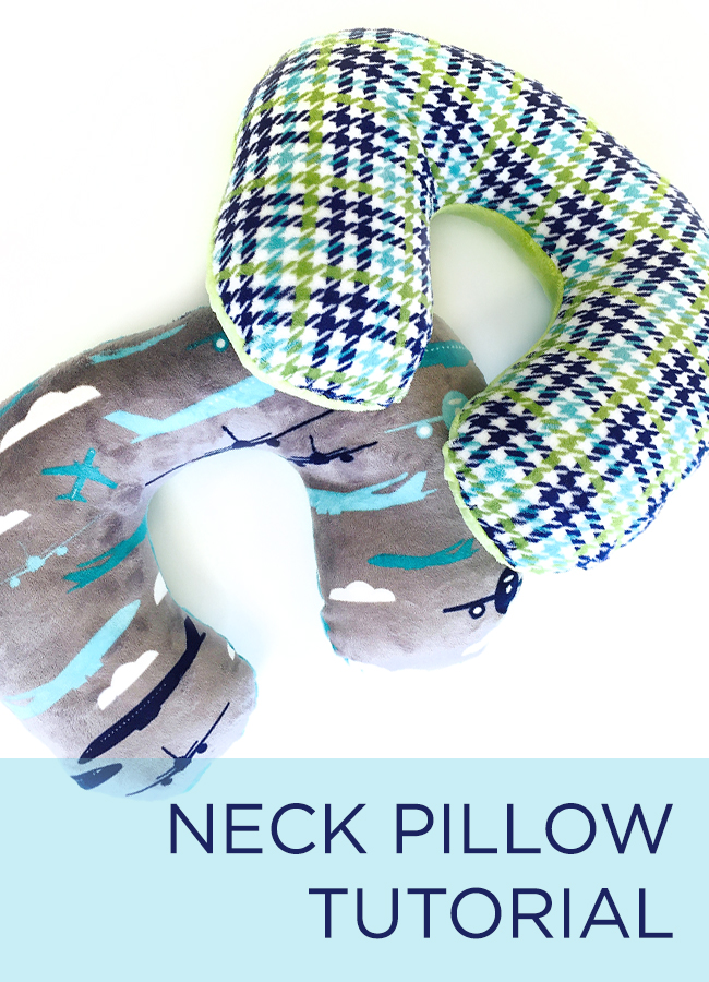 neck travel pillow pattern