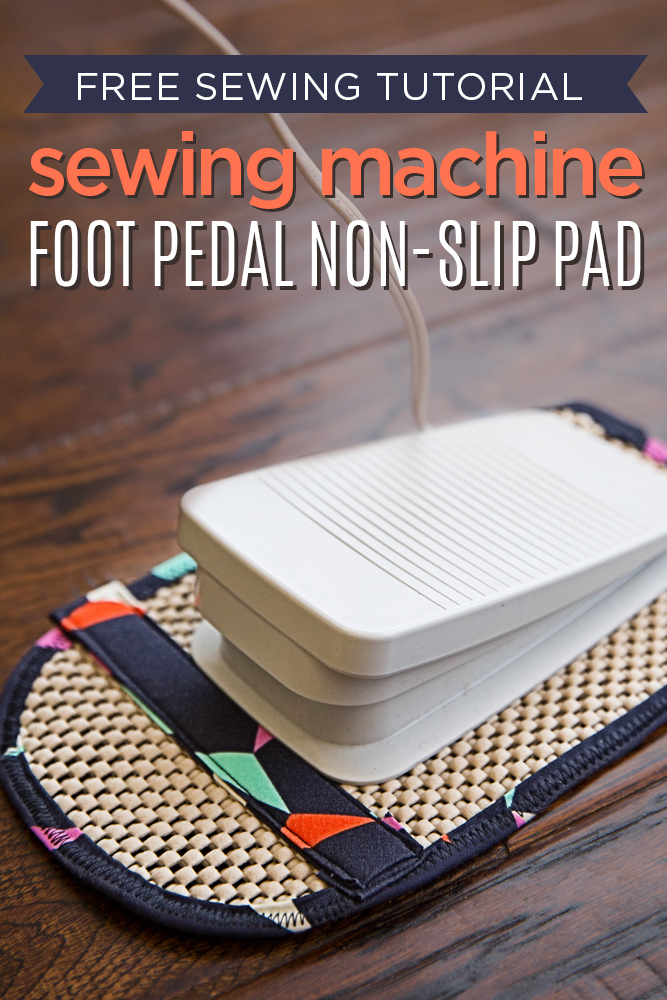 New Tutorial Sewing Machine Foot Pedal NonSlip Pad Crafty Gemini