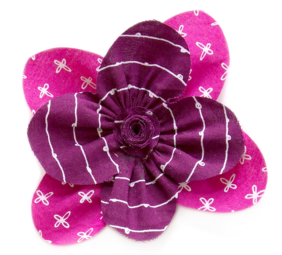 Fabric Flowers The Perfect Accessory! Crafty Gemini Creates